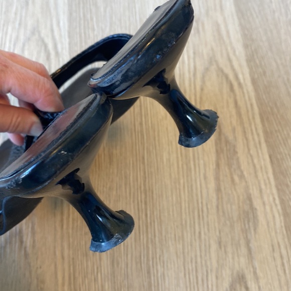 Jeffrey Campbell Black Heeled Sandals - Picture 7 of 11